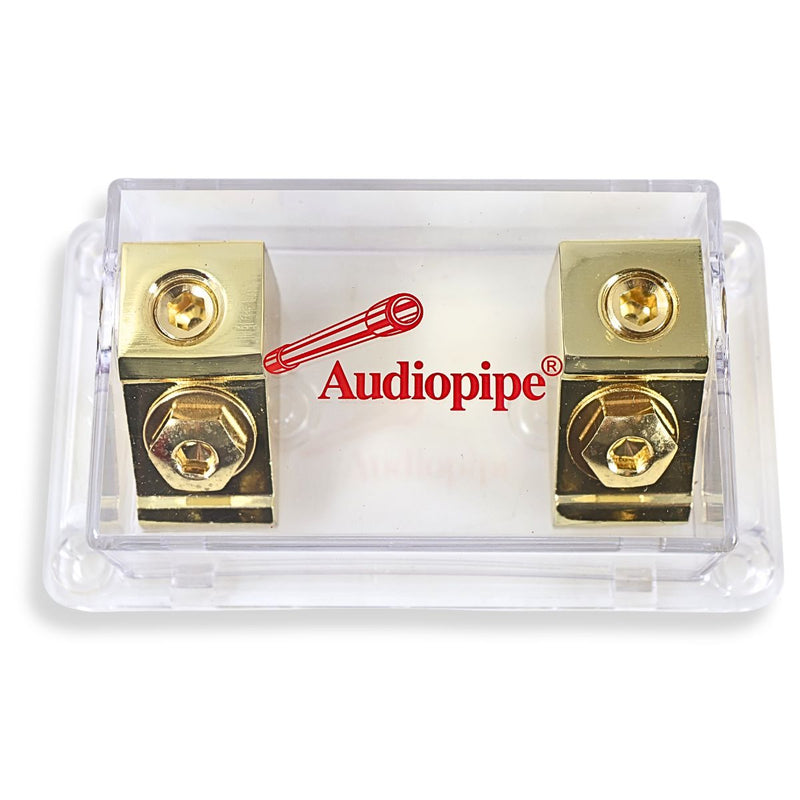 Audiopipe Heavy Duty ANL Fuse Block 0 to 4 AWG 500A Capacity CQ-1111