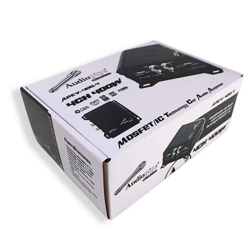 Audiopipe 400W RMS 4CH 2 Ohm Class D Full Range Brazilian Style Amplifier