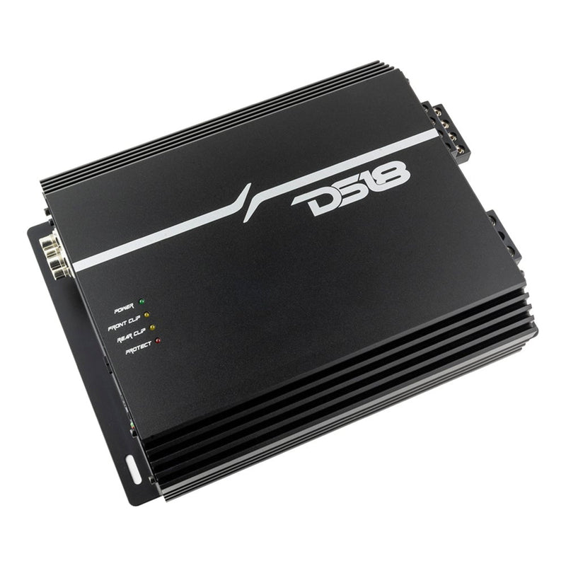 4x DS18 6.5" Mid Range Loudspeaker PRO-GM6 & EXL-P800X4 Power 4CH Amplifier