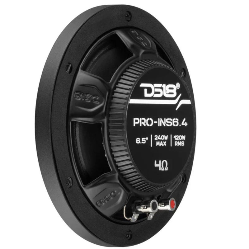 DS18 6.5” Ultra-Slim 1.16" Depth 120W RMS 4-Ohm Mid-Range Neo Pro Loudspeaker