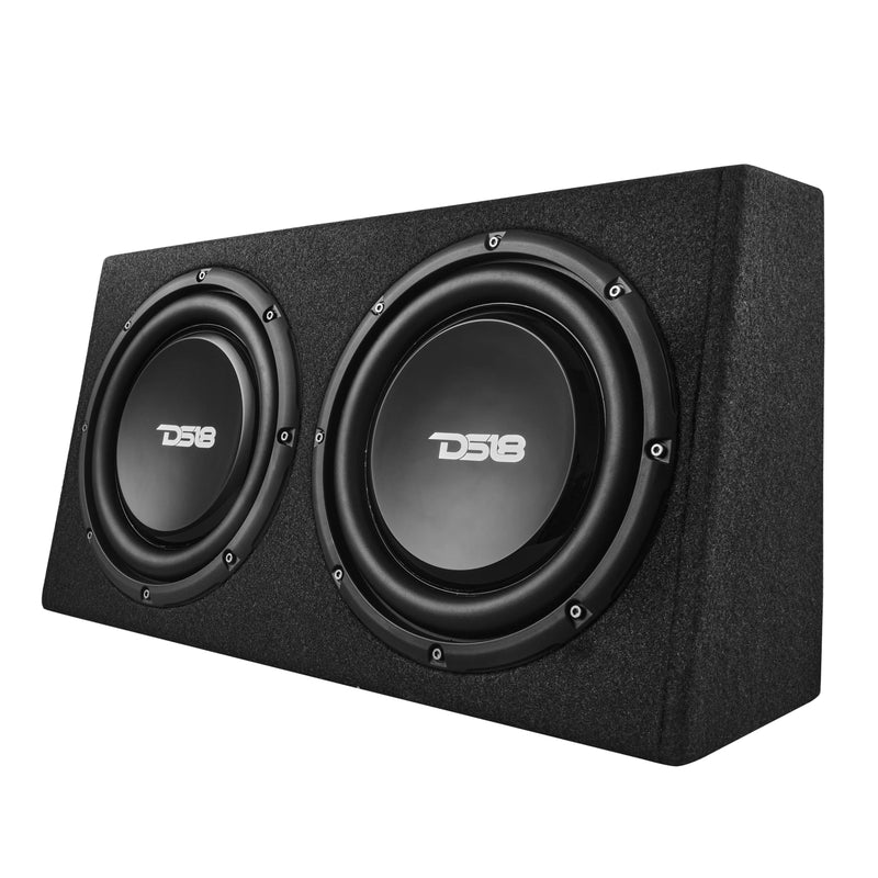 10" 350 Watts RMS 2 Ohm Midbass Shallow Subwoofer Enclosure with Bass Knob