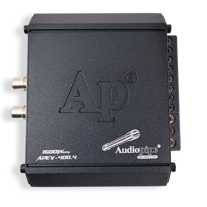 Audiopipe 400W RMS 4CH 2 Ohm Class D Full Range Brazilian Style Amplifier