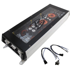 B2 Audio 1800W 2-Ohm Class D 4-Channel Amplifier w/ RGB LED Illumination RIOT