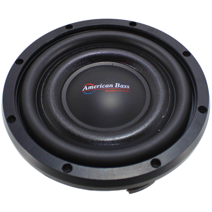 American Bass Titanium 844 8" 300 Watt RMS 4-Ohm DVC Shallow Subwoofer OPEN BOX