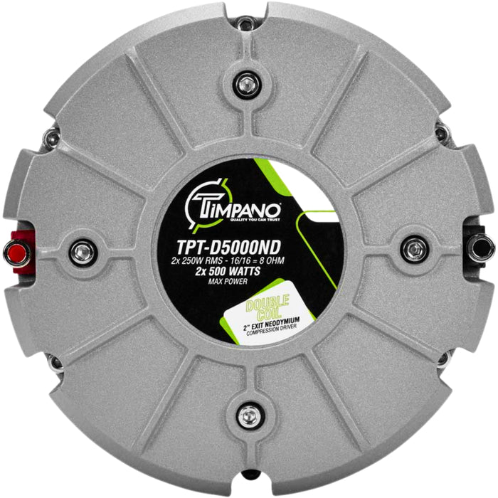 Timpano Double Coil Neodymium 2" Exit Titanium Compression Driver / TPT-D5000ND