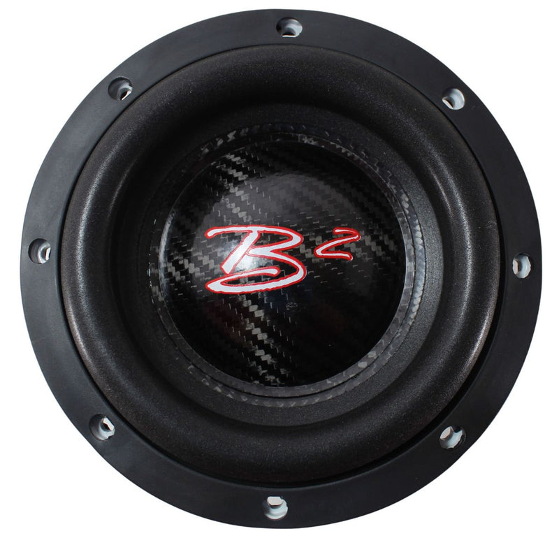 B2 Audio RAMPAGE 6.5" 1000 Watt RMS Carbon Fiber Dual 1-Ohm Voice Coil Subwoofer