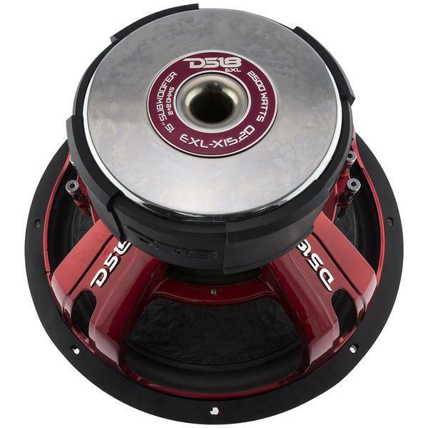 DS18 EXL-X15.2D 15" 2500W 2Ohm DVC Pro Car Audio Subwoofer