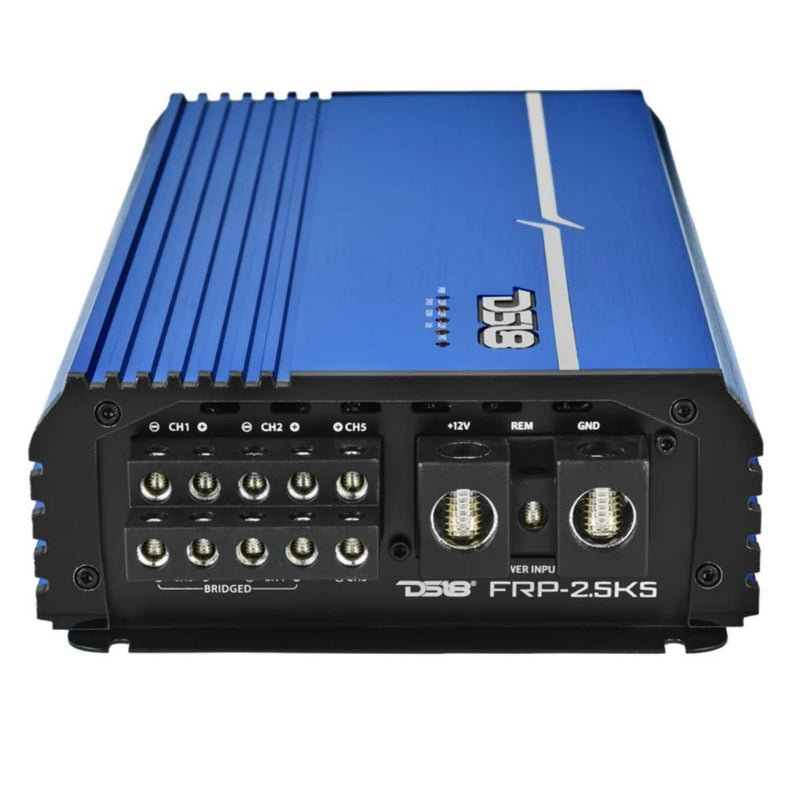 DS18 250W x 4 + 1200W RMS Sub FRP-2.5K5 Full-Range Class D 5-Ch Amplifier
