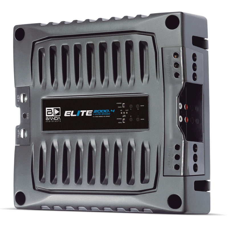 Banda ELITE Line Full Range 2000 Watt 2-Ohm 4-Channel Brazilian Amplifier