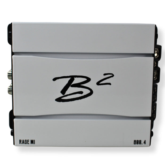 B2 Audio RAGE Micro Series 800 Watt 4-Channel 2-Ohm Class D Full Range Amplifier