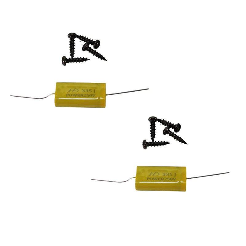 Galeforce T25 1.5" 35W RMS 4-Ohm Car Audio Super Bullet Tweeters Pair (Black)