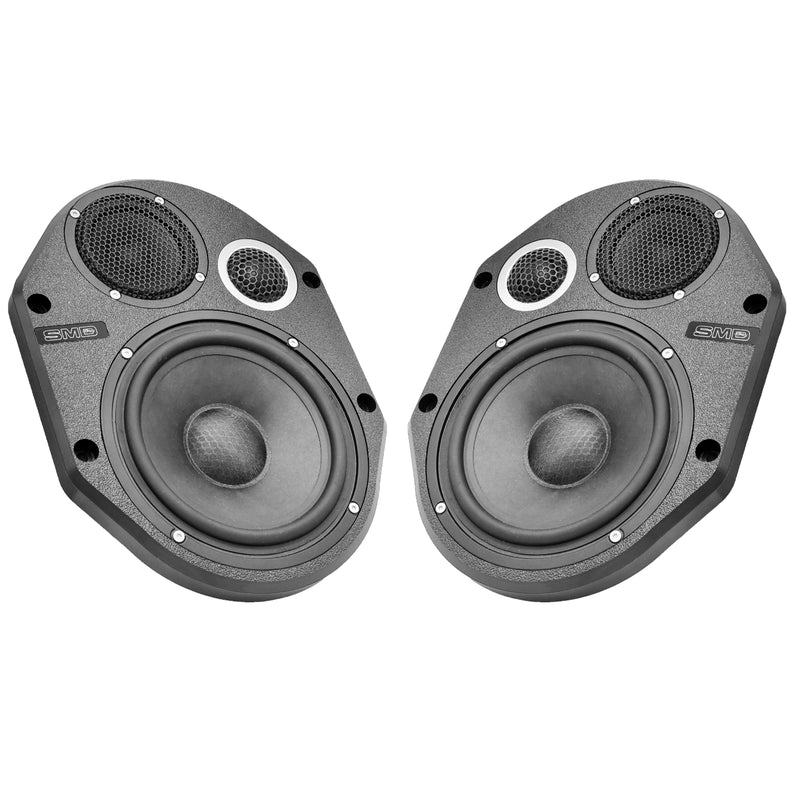 Pair of SMD Ford 3-Way Black Speaker Adapters for Ford F-150, F-250 & F-350
