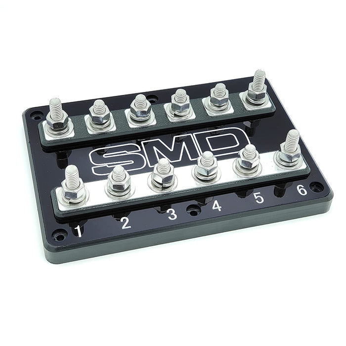 SMD 6 Spot ANL Fuse Heavy Duty Distribution Block Steve Meade Designs