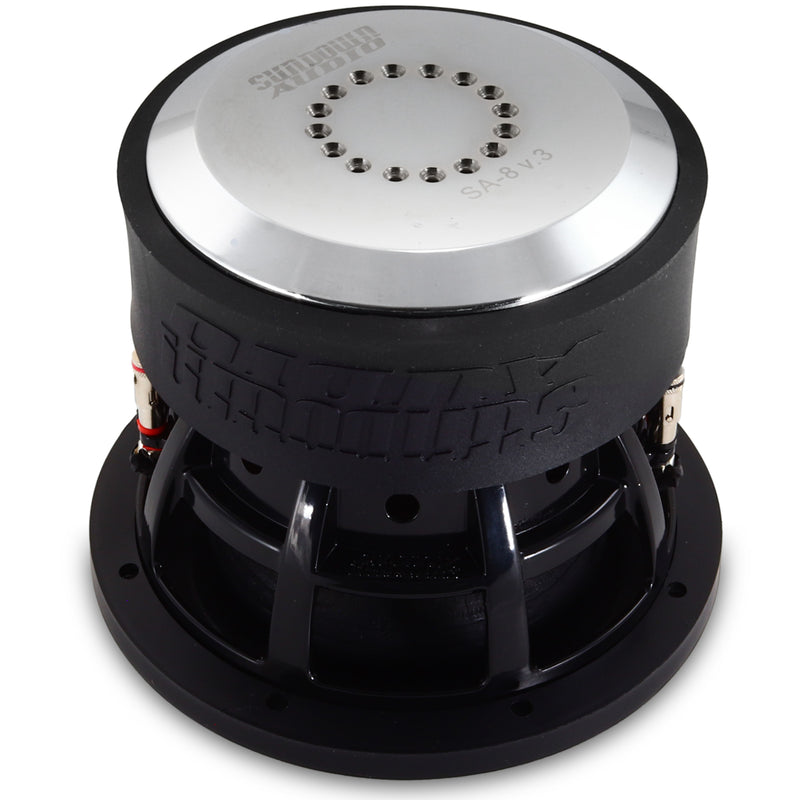 Sundown Audio SA Series 8" 500W RMS Dual 4-Ohm Voice Coil Subwoofer SA-8v.3