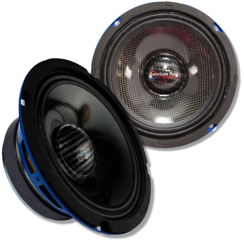 American Bass Godfather Upgrade 6.5CC Midrange Speakers + SQ-05T Bullet Tweeters