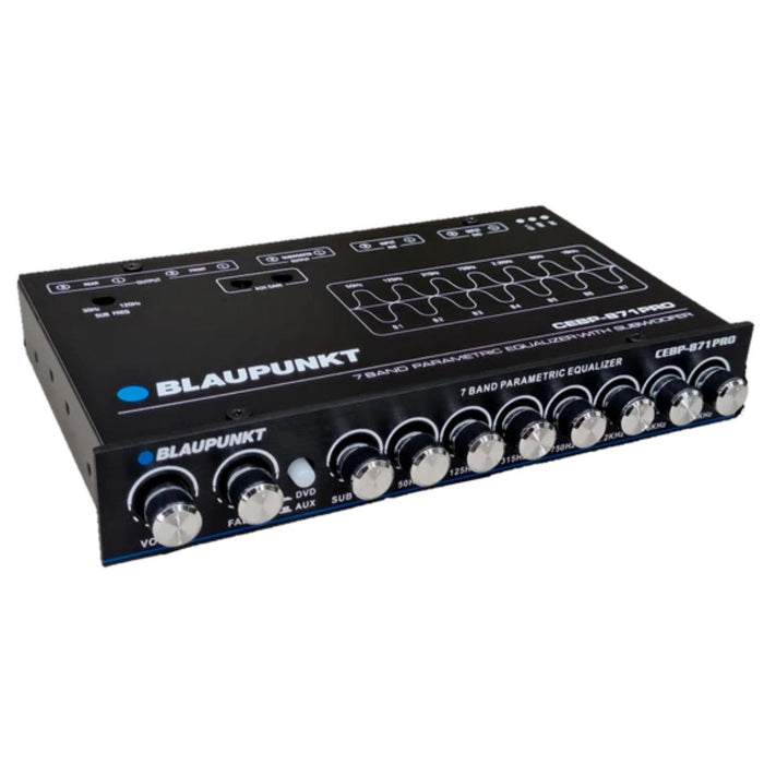 7-Band Half DIN Car Audio Equalizer 7V RMS Output Blaupunkt CEBP-871PRO