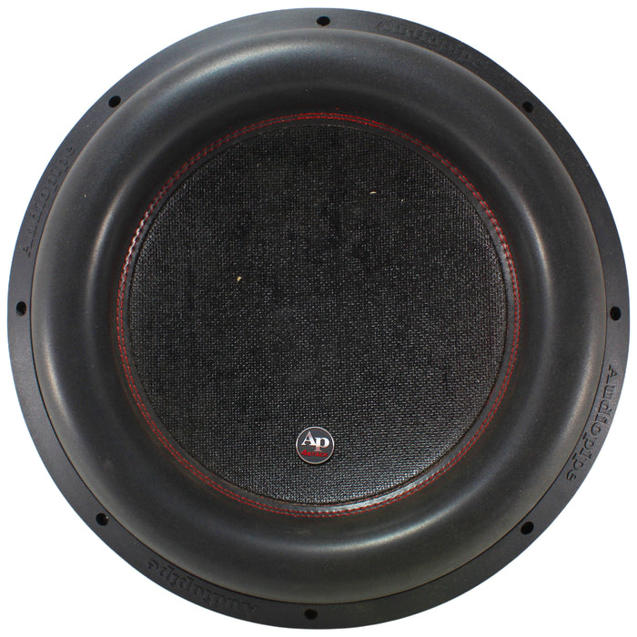 Audiopipe 15" 1400W RMS 2+2-Ohm Quad Stacked Subwoofer OPEN BOX 8598