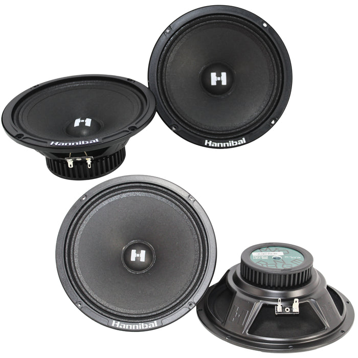 Deaf Bonce Hannibal E Series 8" & 6.5" 80W RMS 4-Ohm Mid-Range Speaker Combo