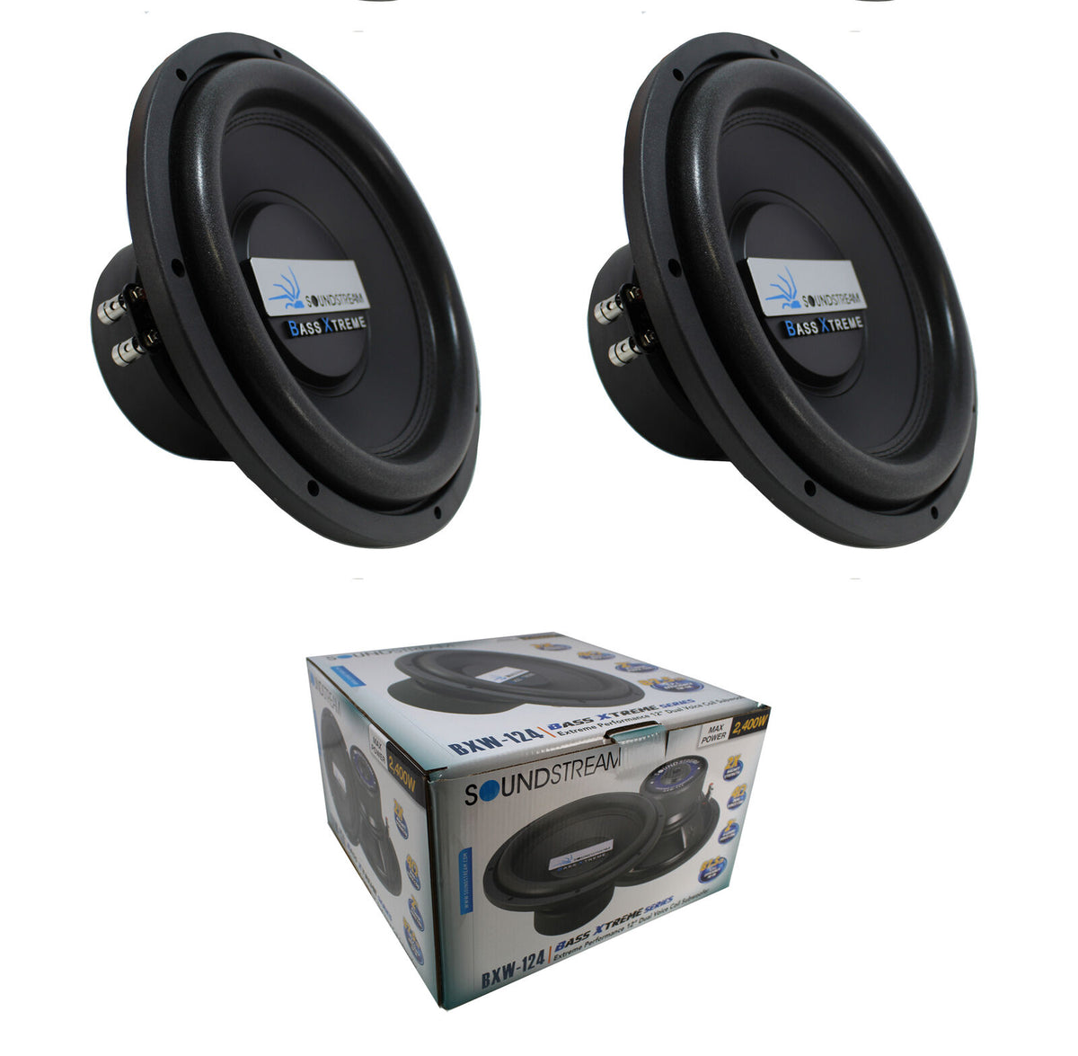 Pair of Soundstream Bass Xtreme Series 12