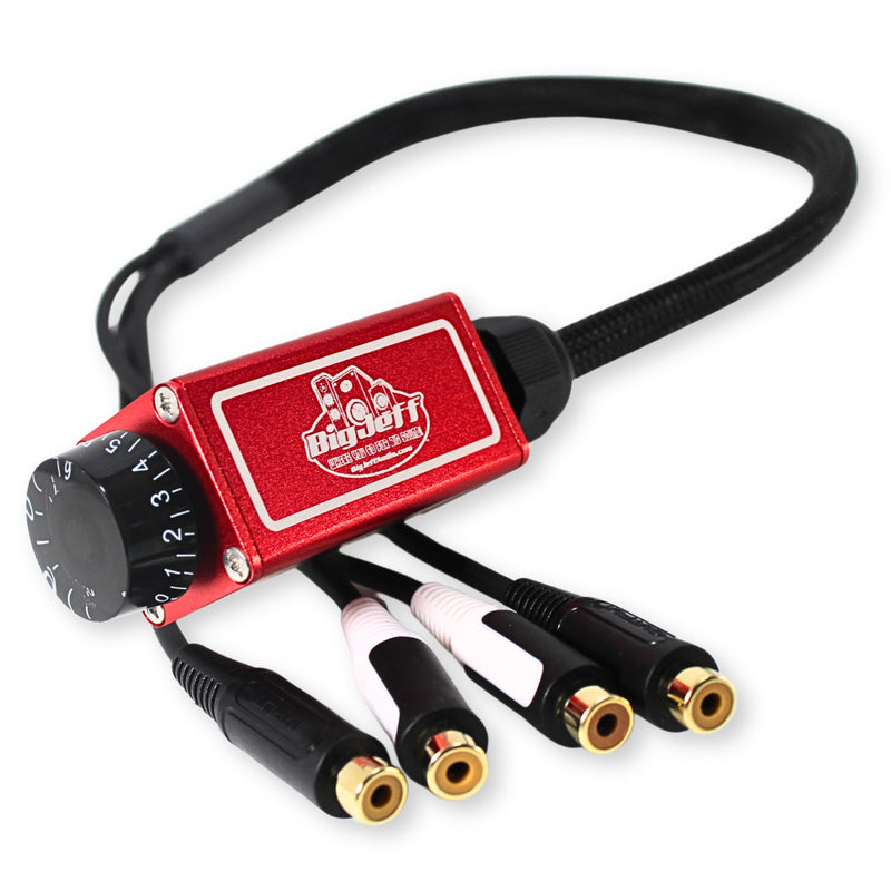 Official Big Jeff Audio Aluminum Cased 30" RCA Bass Knob Red