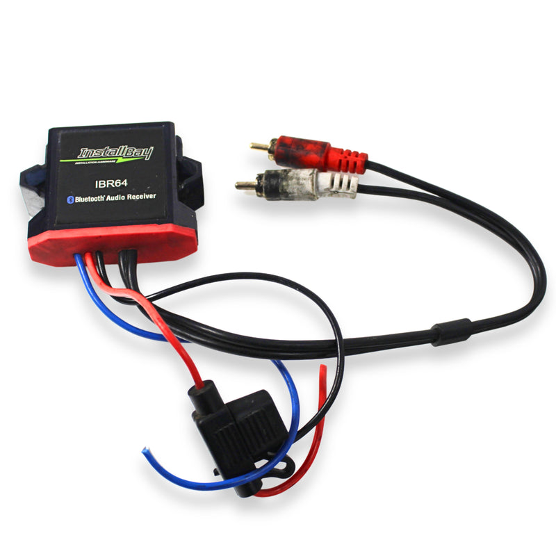 Install Bay Universal Waterproof BT Audio Receiver RCA Output Converter OPEN BOX
