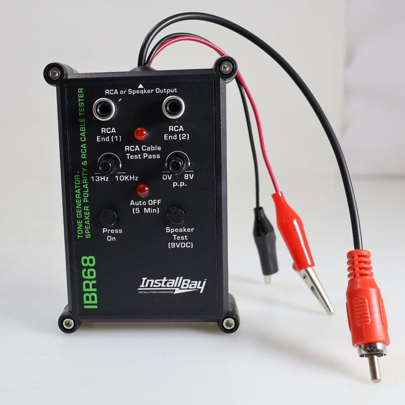 RCA AIO 9V Cable Wire Tester Tone Generator Speaker Polarity / IBR68 OPEN BOX