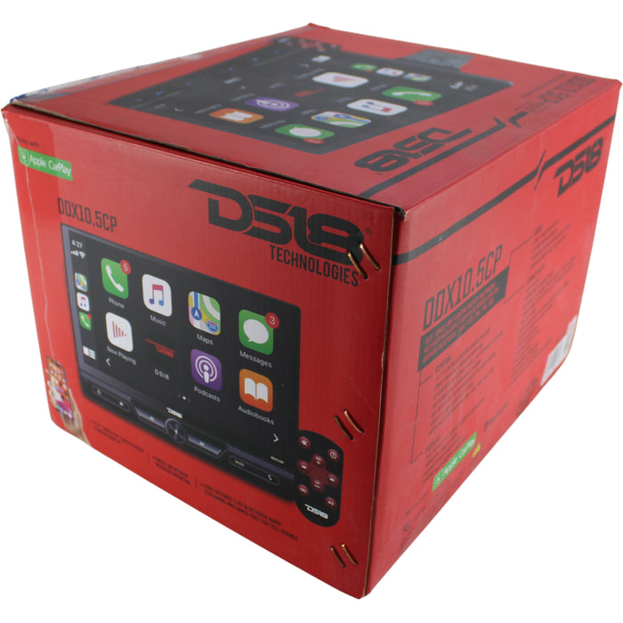 DS18 10.5" Floating Swivel TS Mechless Single Din Bluetooth Head Unit OPEN BOX