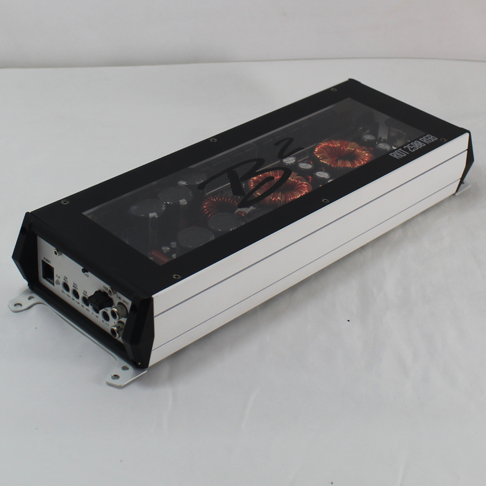 B2 Audio RIOT 2500W 1-Ohm Class D Monoblock Amplifier w/ RGB LED Light OPEN BOX