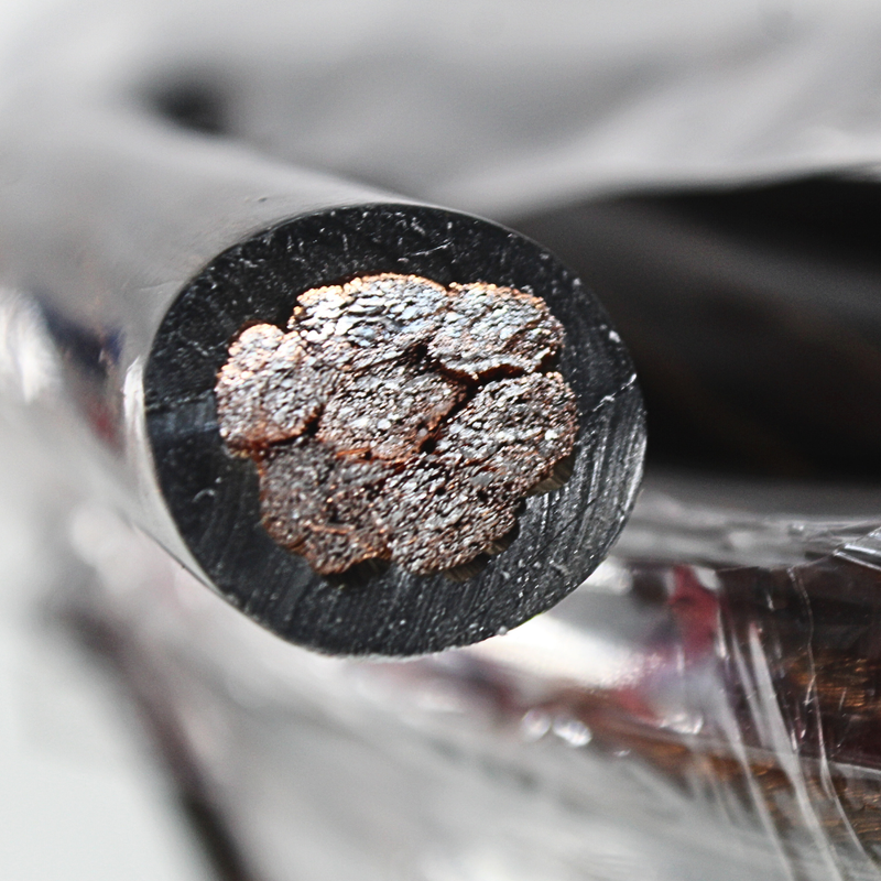 25Ft Pre Cut 0 Gauge Red/Black CCA Power/Ground Wire Coil for Car Audio Systems