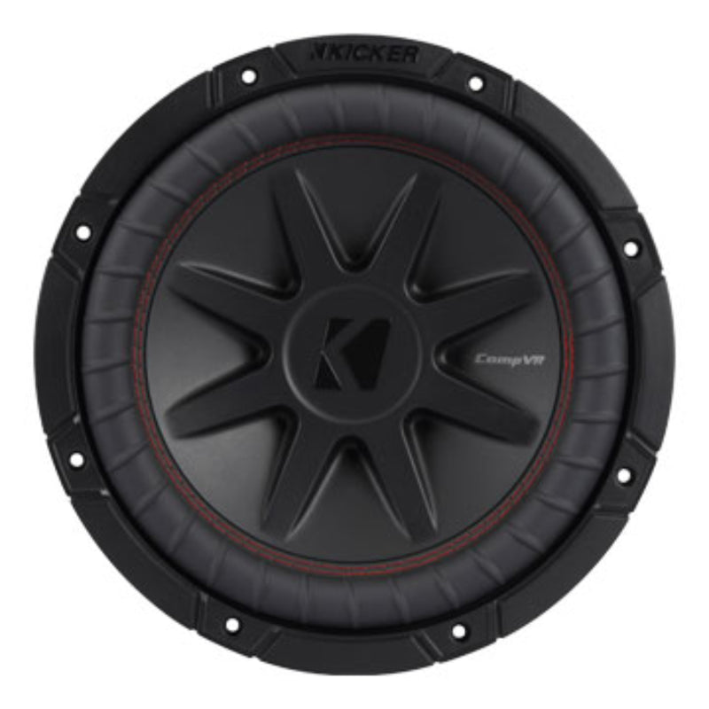 Kicker CompVR Series 10" Dual 2 Ohm voice Coil Car Subwoofer 750W Peak 52CVR102