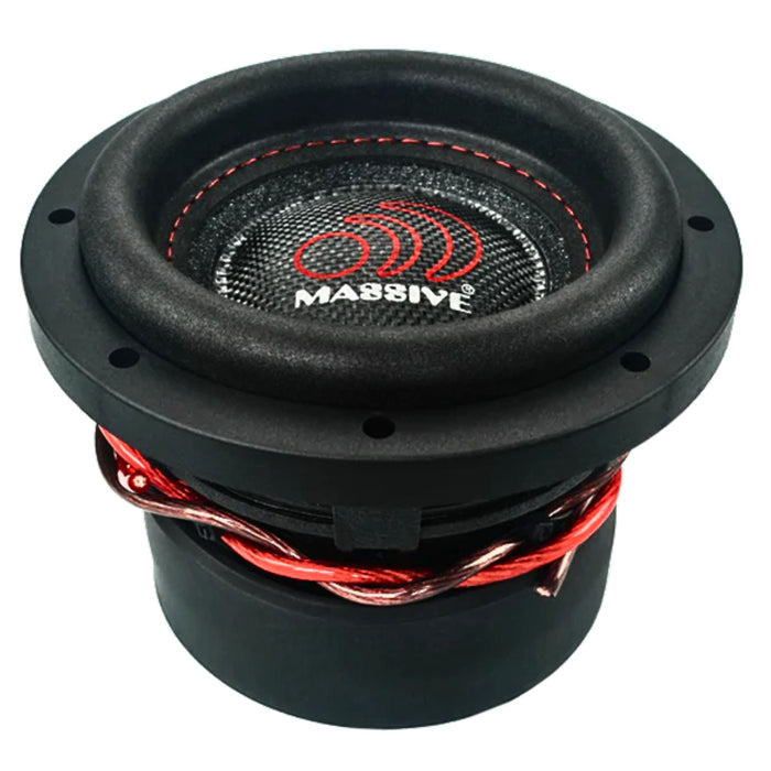 Massive Audio 6" 300 Watt RMS Subwoofer Dual 4 Ohm Voice Coil HIPPOXL64