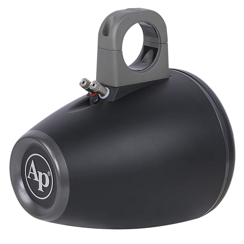 AudioPipe Pair of Black 8" 125 W RMS  4-Ohm Weatherproof Marine Tower Speakers