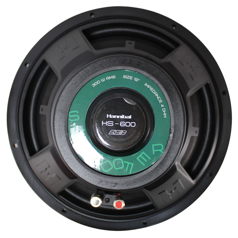 Deaf Bonce 12" Subwoofer 600 Watt 4 Ohm Hannibal Series HS-600