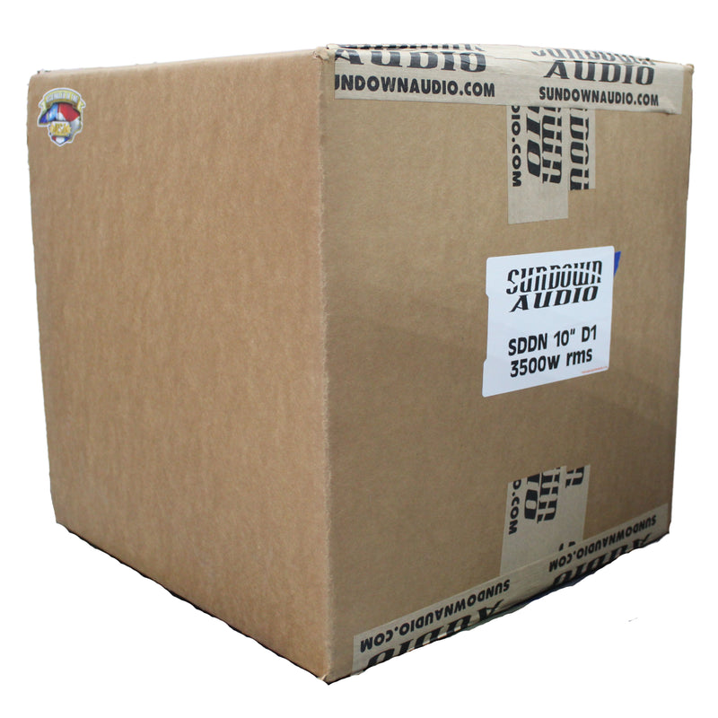 Sundown Car Audio SDDN 10" Dual 1 Ohm 3.3" Voice Coil 3500W RMS Subwoofer
