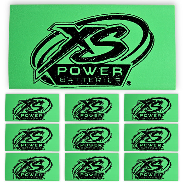 0 Gauge 3:1 Heat Shrink with XS POWER Logo 10 Pack Green