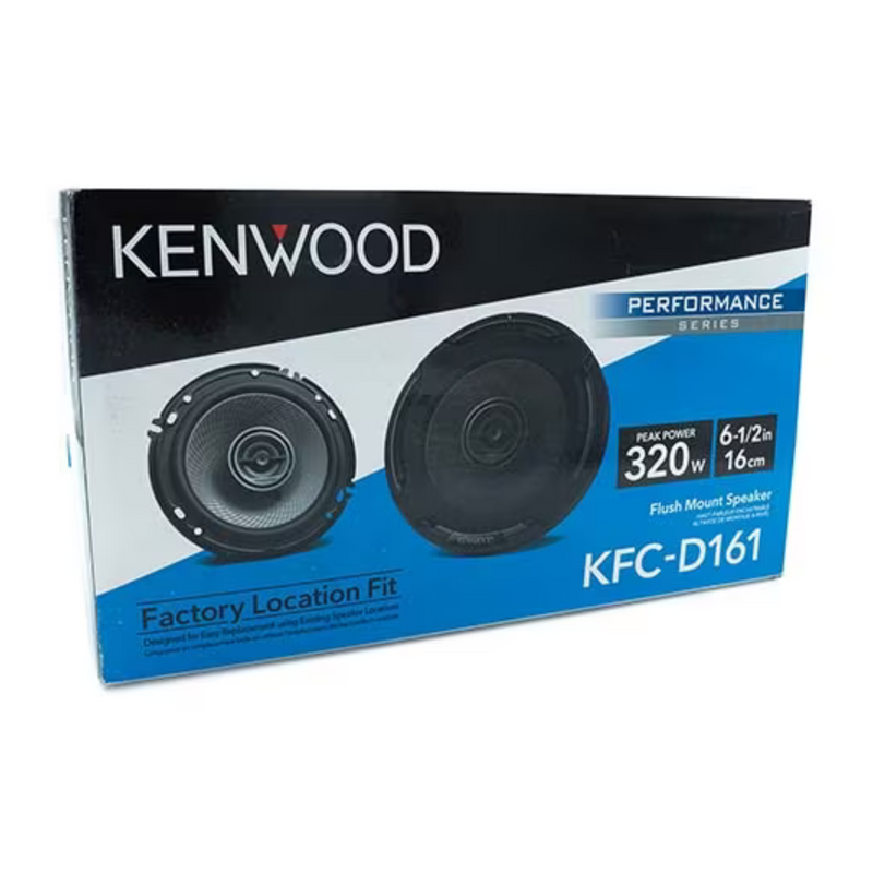Kenwood 6.5" 2-Way 320W Performance Series Car Speaker System KFC-D161
