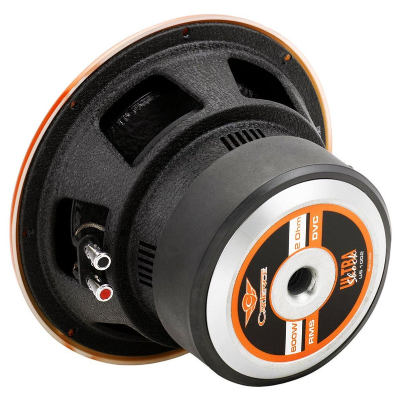 Cadence Pro Car Audio 10" 600 Watt RMS 2-Ohm Dual Voice Coil Subwoofer US10D2