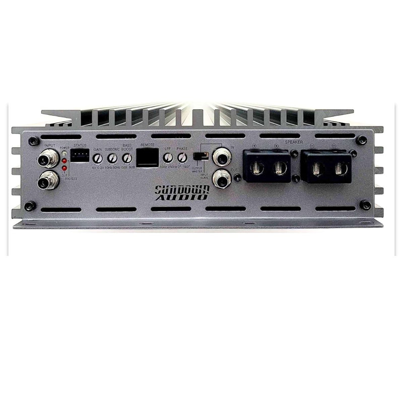 Sundown 6000 Watt RMS 1-Ohm Class D Monoblock Amplifier w/ Bass Control SALT-6