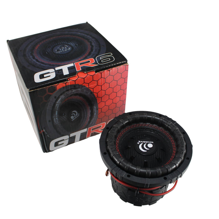 Massive Audio GTR Series 6.5" 400W RMS 4-Ohm DVC Subwoofer / MA-GTR64 OPEN BOX