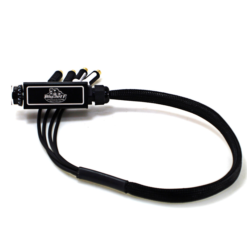 Official Big Jeff Audio Aluminum Cased 30" RCA Bass Knob Black/Silver