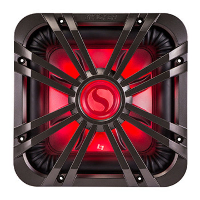 Kicker Square Charcoal LED Subwoofer Grille for Solo-Baric L7S/R/T 12" 11L712GLC