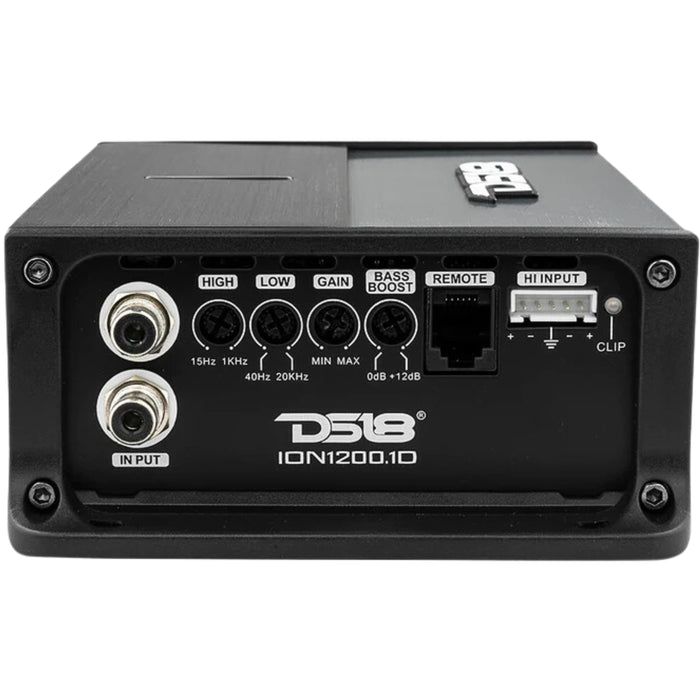 DS18 ION Monoblock Compact Full Range Amp 1200 Watts RMS 1ohm ION1200.1D