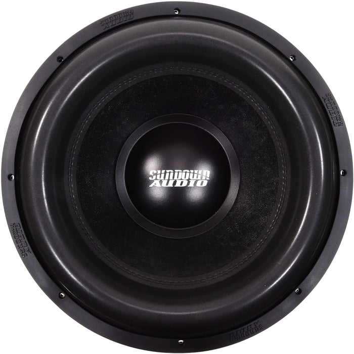 2000W RMS DVC 1 or 2-Ohm 15" X Series V3 Subwoofer w/Single 15" Birch Ported Box