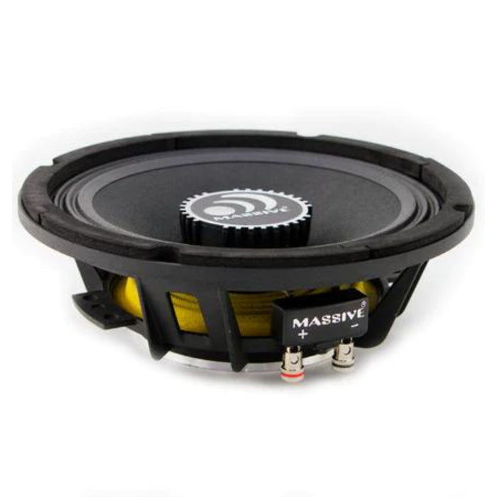 Massive Audio MS Series 8" 140W RMS 4 Ohm Mid Range Shallow Speaker M8S