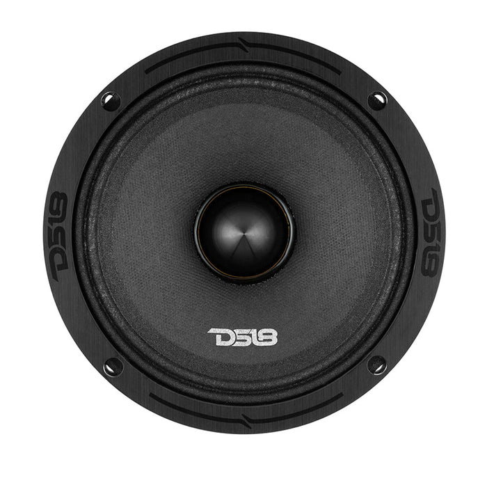 DS18 6.5" Mid-Range 600W 4-Ohm Motorcycle Loudspeaker with Bullet Pro Car Audio