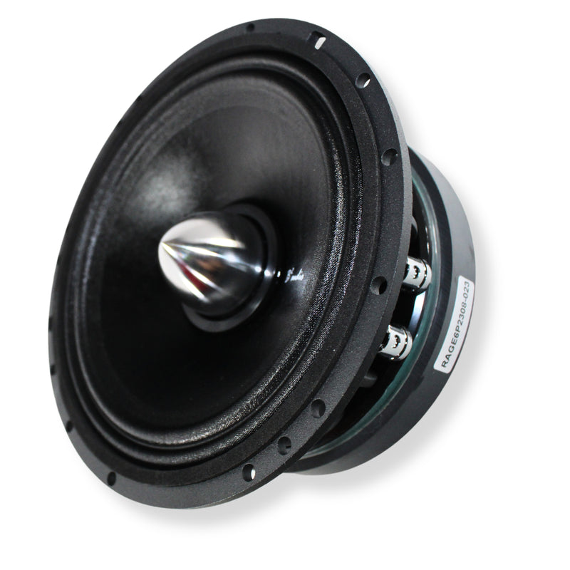 B2 Audio Rage 6.5" 120W RMS  4-Ohm Mid-Range Speaker Pair B2-RAGE6P