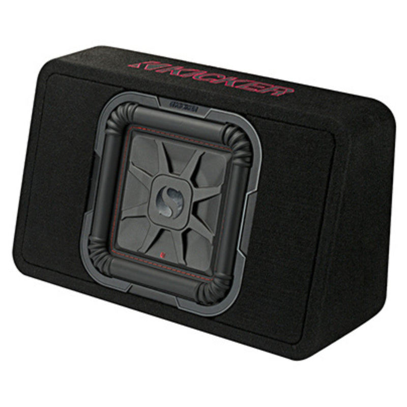 Kicker TL7T Series Compact 10" 500W RMS 2-Ohm Loaded Subwoofer Enclosure