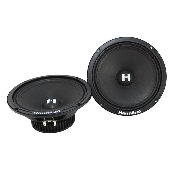 Deaf Bonce Hannibal E Series 8" & 6.5" 80W RMS 4-Ohm Mid-Range Speaker Combo