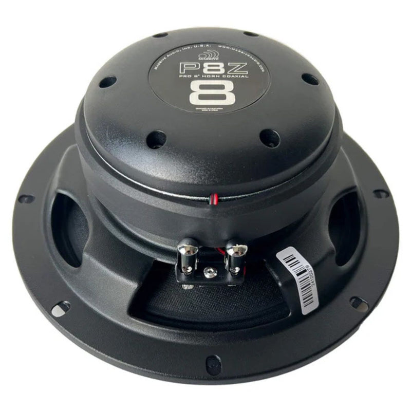 8" 120W RMS 4 Ohm Coaxial Pro Audio Speaker Massive Audio P8Z with Grill