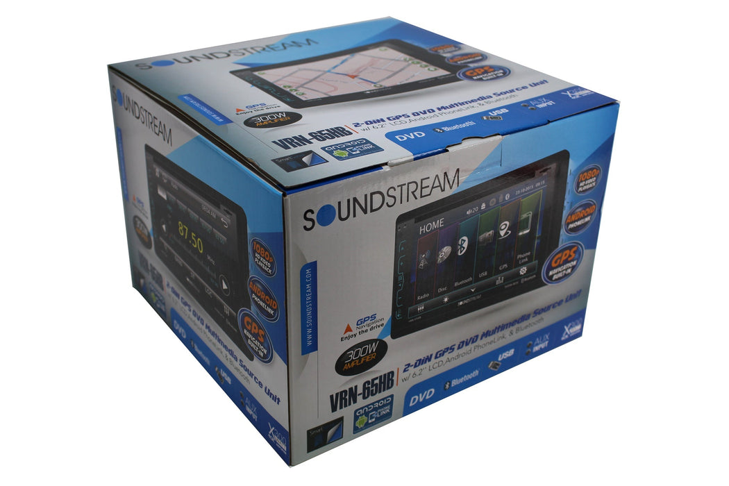 6.2" Multimedia Touchscreen Headunit W/ Bluetooth and NAV Soundstream VRN-65HB